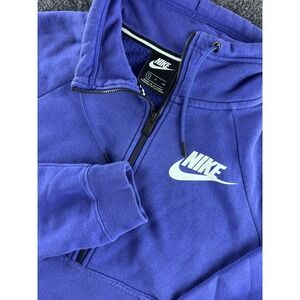 Nike Half‎ Zip Hoodie Purple Pullover Mens Small 20.5x24.5